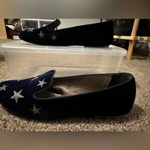 Suede loafer - Navy blue with stars ⭐️
